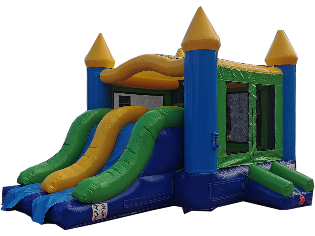 Blue & Yellow Combo Bounce House BC8