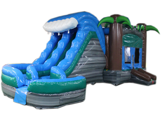 Tropical Helix Combo Bounce House BC7