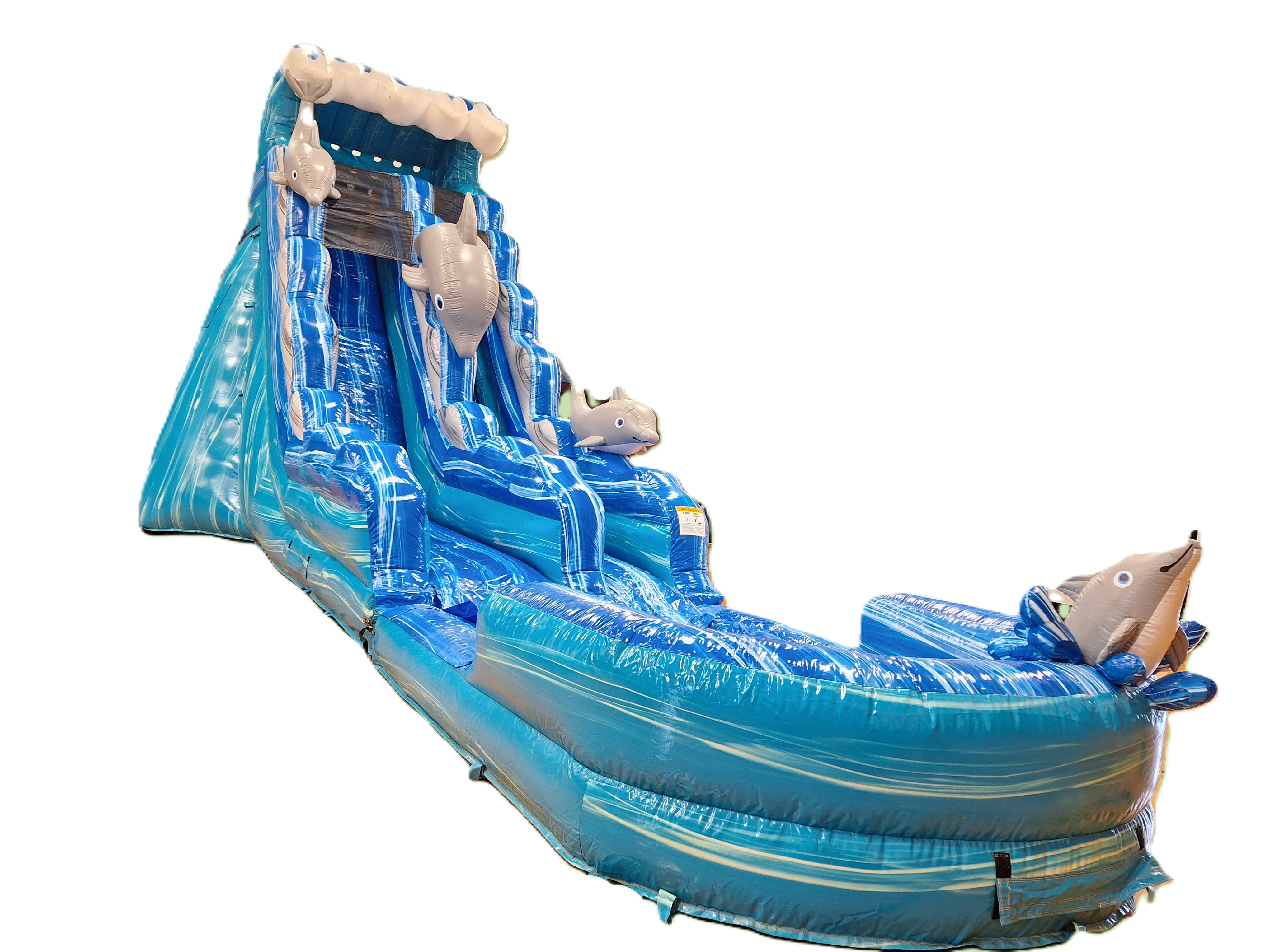 Dolphins II Inflatable Water SlideWS2